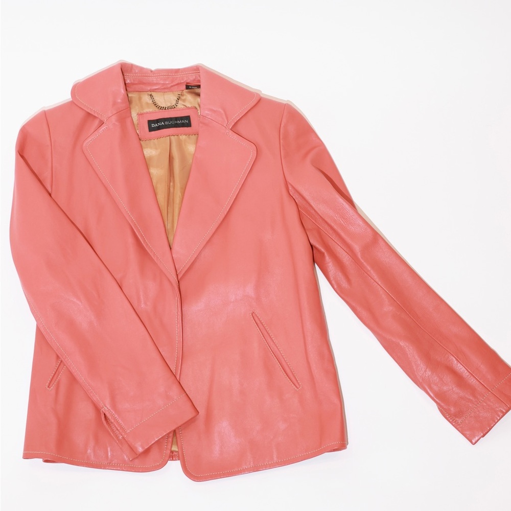 Vintage 🍑 leather blazer